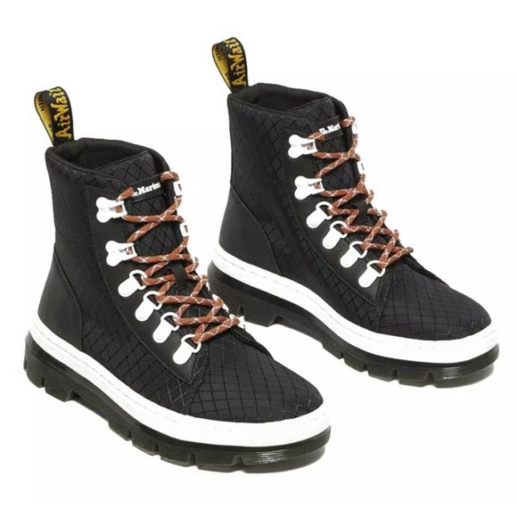 Dr. Martens Black Combs Ripstop Nylon Boots - Picture 2 of 13